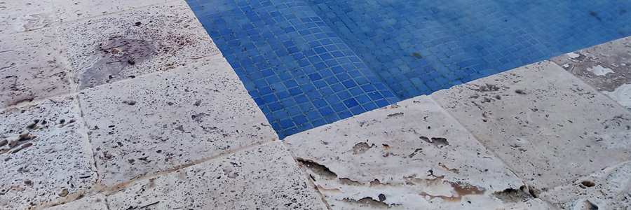 piscina travertino piedra natural
